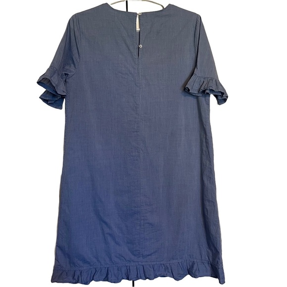 Who What When -Blue Jean light  Chambray Shift Dress 
Womens Size M -Oversized - Picture 3 of 6